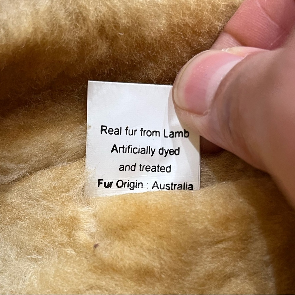 LL. Bean Tan Suede Wicked Good Slippers‎ with Sheepskin Shearling Lining Sz. 10 - Picture 7 of 8